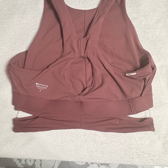Athleta mauve crop top size S - Picture 5 of 8